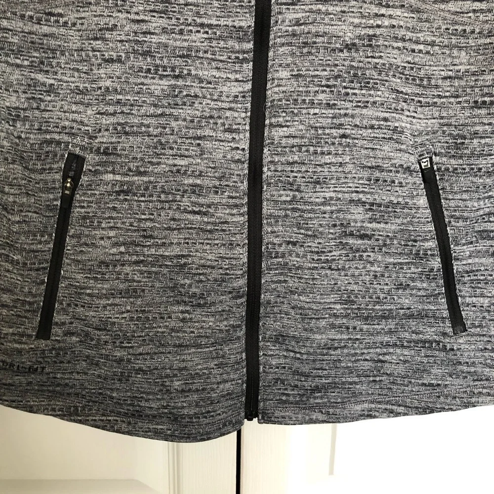 Women’s Grey and Black Heather Nike Golf Dri Fit Jacket  Size S